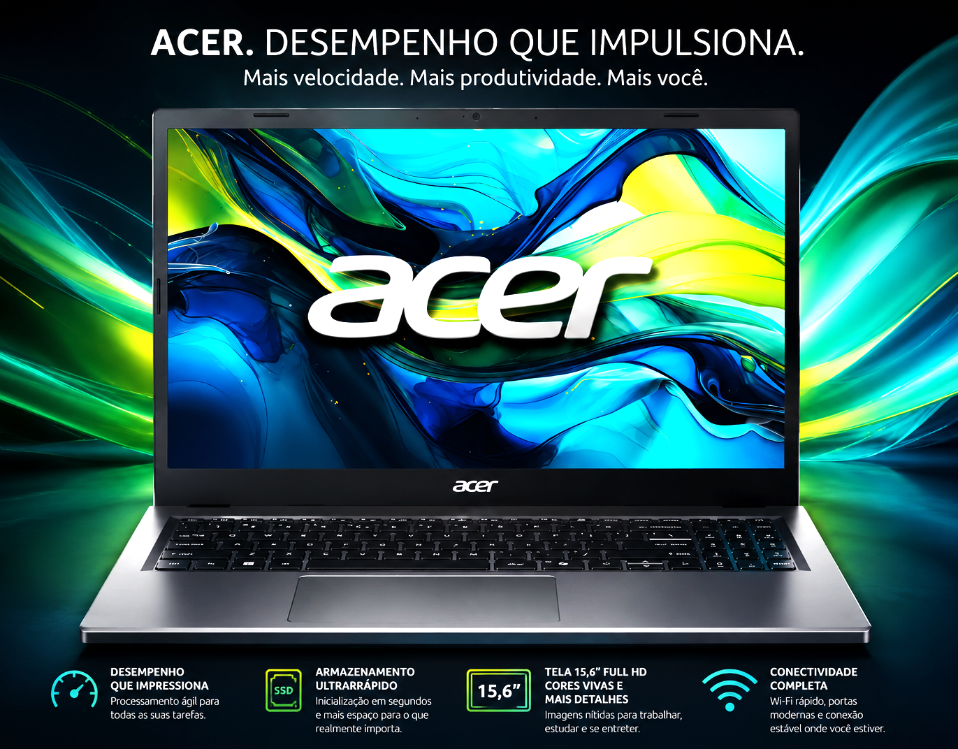 Notebook Acer Aspire Go 15 AG15-71P-5939